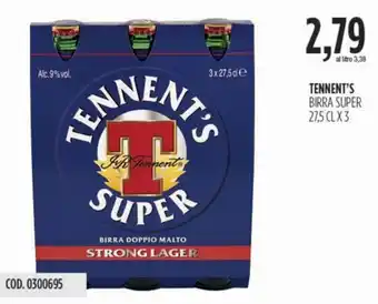 Carico Cash & Carry Tennent's birra super offerta