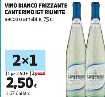 Coop Vino bianco offerta