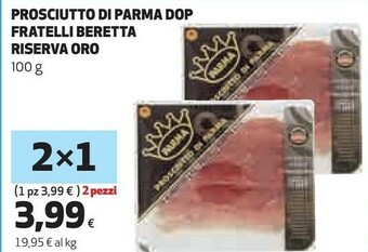 Coop Prosciutto crudo offerta