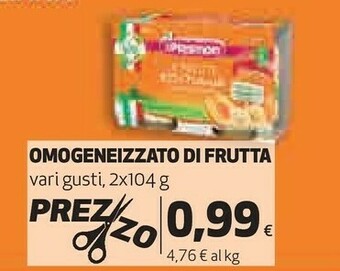 Coop Omogeneizzati offerta