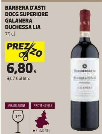 Coop Barbera offerta