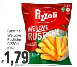 Paghi Poco Patatine We Love Rustiche PIZZOLI offerta