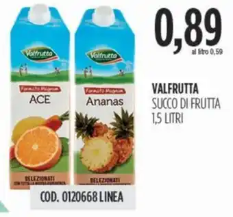 Carico Cash & Carry Valfrutta succo di frutta offerta