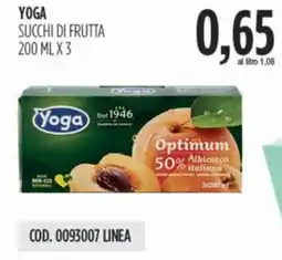 Carico Cash & Carry Yoga succhi di frutta offerta