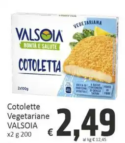 Paghi Poco Cotolette Vegetariane VALSOIA offerta