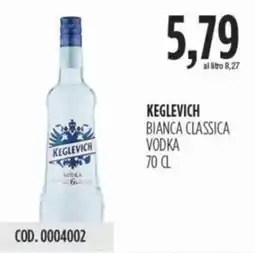 Carico Cash & Carry Keglevich bianca classica vodka offerta