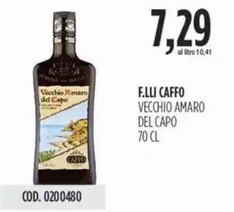 Carico Cash & Carry F.lli caffo vecchio amaro del capo offerta