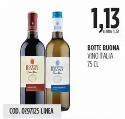 Carico Cash & Carry Botte buona vino italia offerta