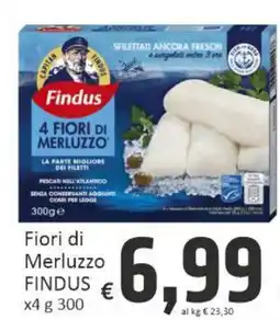 Paghi Poco Fiori di Merluzzo FINDUS offerta