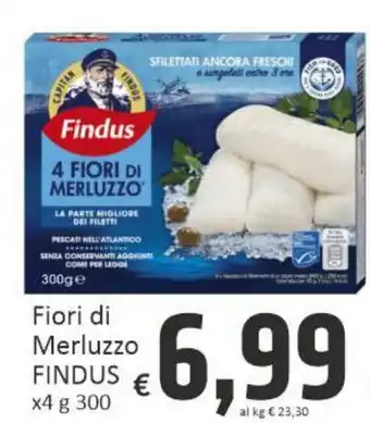 Paghi Poco Fiori di Merluzzo FINDUS offerta