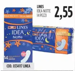 Carico Cash & Carry Lines idea notte 14 pezzi offerta