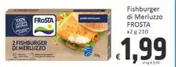 Paghi Poco Fishburger di Merluzzo FROSTA offerta