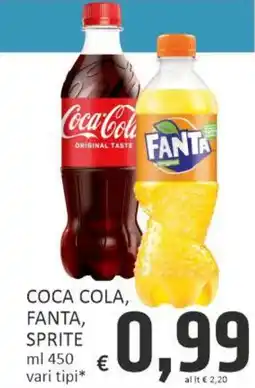 Paghi Poco Coca cola, fanta, sprite offerta