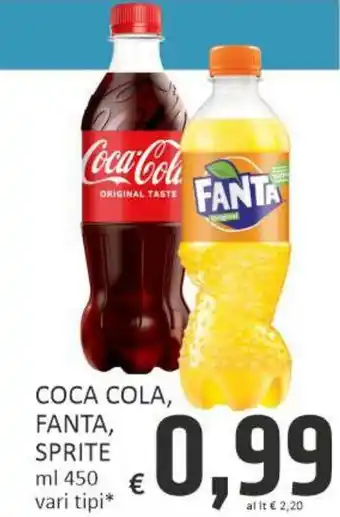 Paghi Poco Coca cola, fanta, sprite offerta