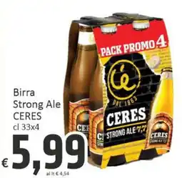 Paghi Poco Birra Strong Ale CERES offerta