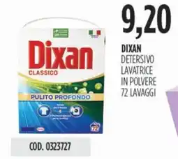 Carico Cash & Carry Dixan detersivo lavatrice in polvere offerta