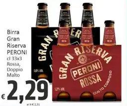 Paghi Poco Birra Gran Riserva PERONI offerta