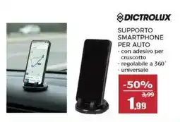 Happy Casa Dictrolux supporto smartphone per auto offerta