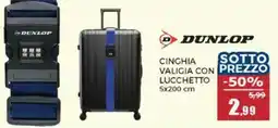 Happy Casa Dunlop cinghia sotto valigia con prezzo lucchetto offerta