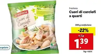 Lidl Cuori di carciofi 300 g offerta