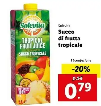 Lidl Succo di frutta tropicale 1000 g(ml) offerta