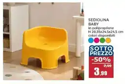 Happy Casa Sediolina baby in polipropilene offerta