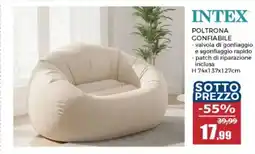 Happy Casa Intex poltrona gonfiabile offerta