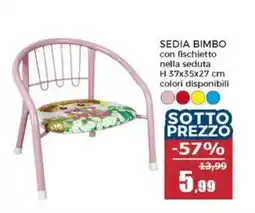 Happy Casa Sedia bimbo con fischietto nella seduta offerta