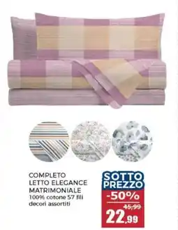 Happy Casa Completo letto elegance matrimoniale offerta