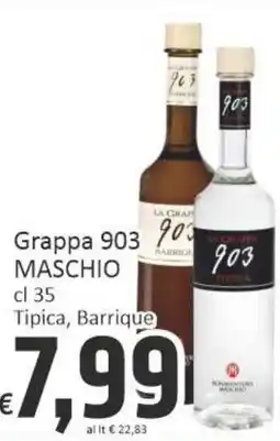 Paghi Poco Grappa 903 maschio, tipica, barrique offerta
