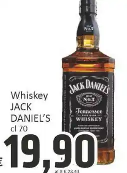 Paghi Poco Whiskey JACK DANIEL'S offerta