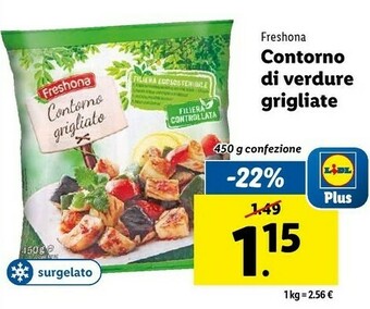 Lidl Freshona - misto di verdure 450 g(ml) offerta