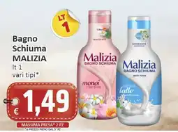 Paghi Poco Bagno Schiuma MALIZIA offerta