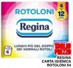 DEM Regina carta igienica rotoloni x4 offerta