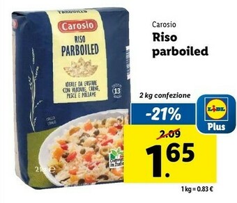 Lidl Riso parboiled offerta