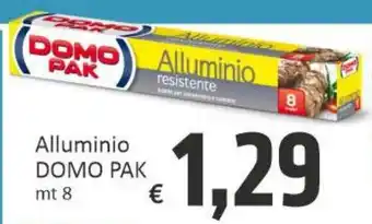 Paghi Poco Alluminio DOMO PAK offerta