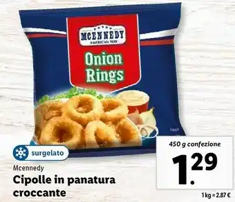 Lidl Cipolle in panatura croccante offerta