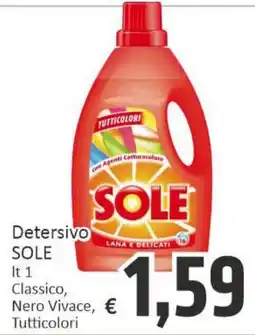 Paghi Poco Detersivo sole classico, nero vivace, tutticolori offerta
