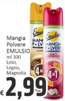 Paghi Poco Mangia Polvere EMULSIO offerta