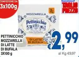 DEM Pettinicchio mozzarella di latte di bufala offerta