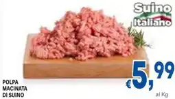 DEM Polpa macinata di suino offerta