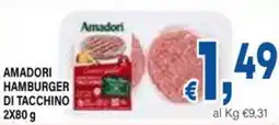 DEM Amadori hamburger di tacchino offerta