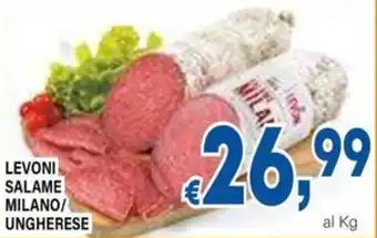 DEM Levoni salame milano/ ungherese offerta
