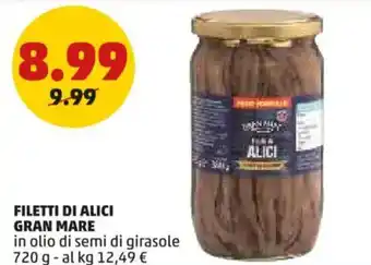 PENNY Filetti di alici GRAN MARE offerta