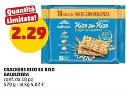 PENNY Crackers riso su riso GALBUSERA offerta
