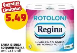 PENNY Carta igienica rotoloni REGINA offerta