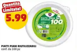 PENNY Piatti piani riutilizzabili offerta