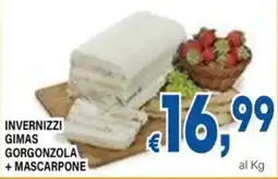 DEM Invernizzi gimas gorgonzola + mascarpone offerta