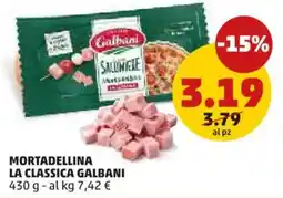 PENNY Mortadellina la classica GALBANI offerta