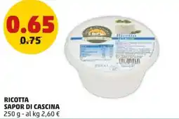 PENNY Ricotta SAPOR DI CASCINA offerta
